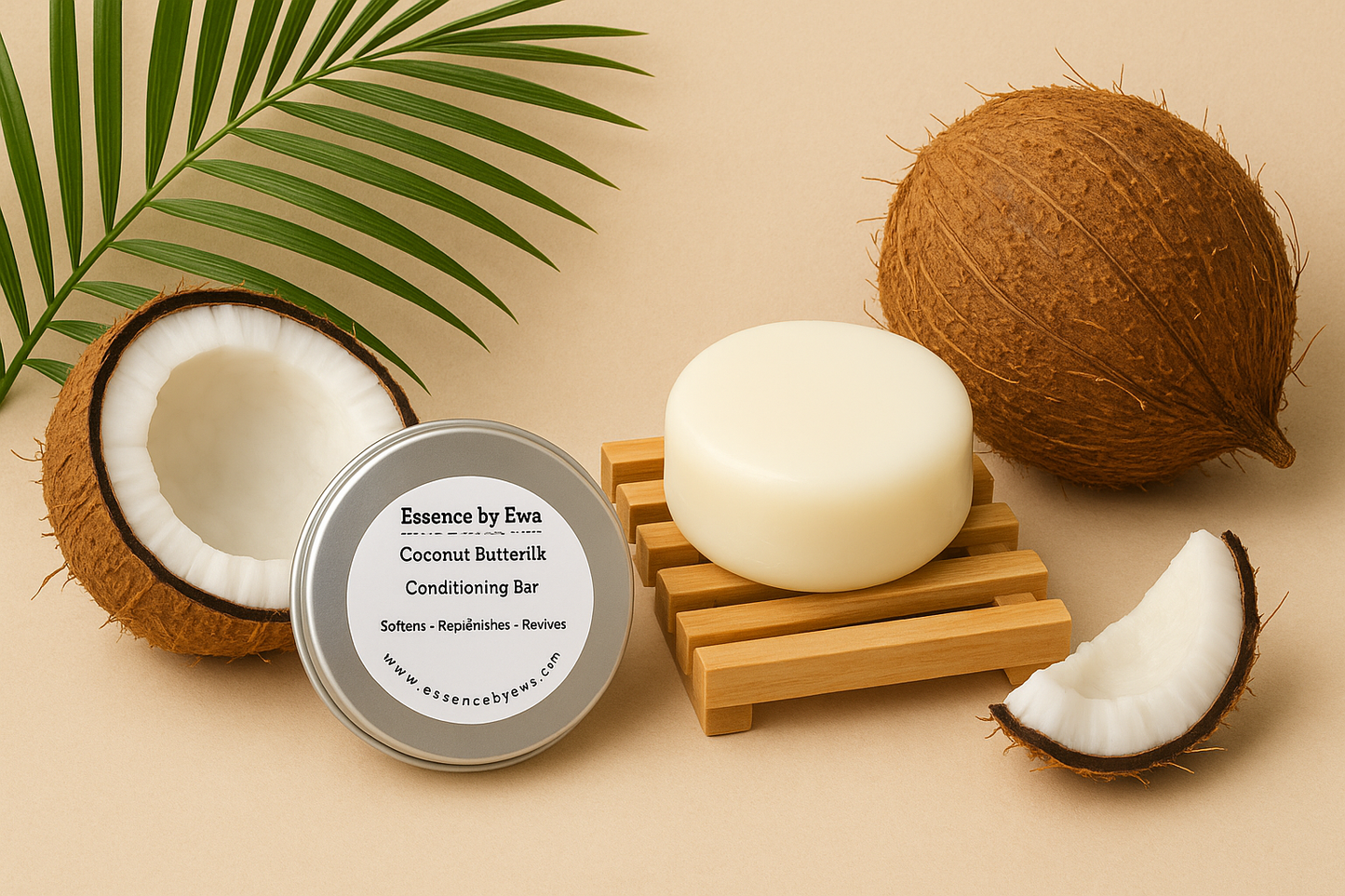 🥥 Coconut Restore Conditioner Bar